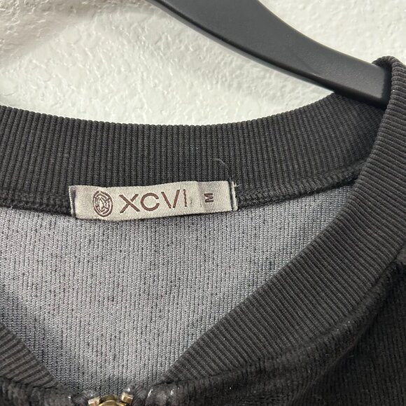 XCVI Olek Velour Zip Up Bomber Jacket - Picture 8 of 11
